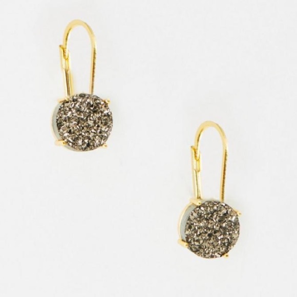 Lucky Brand Jewelry - NWT Lucky Brand Druzy drop earrings